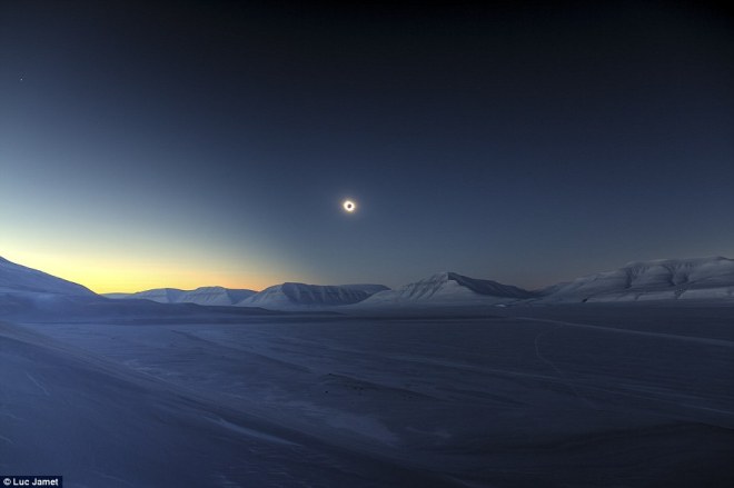 Overall Winner - Eclipse Totality over Sassendalen by Luc Jamet (France) - 20 March 2015 - Spitsbergen, Svalbard, Norway